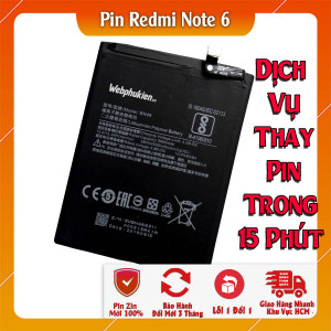 Pin Webphukien cho Xiaomi Redmi Note 6 BN46 Việt Nam - 4000mAh